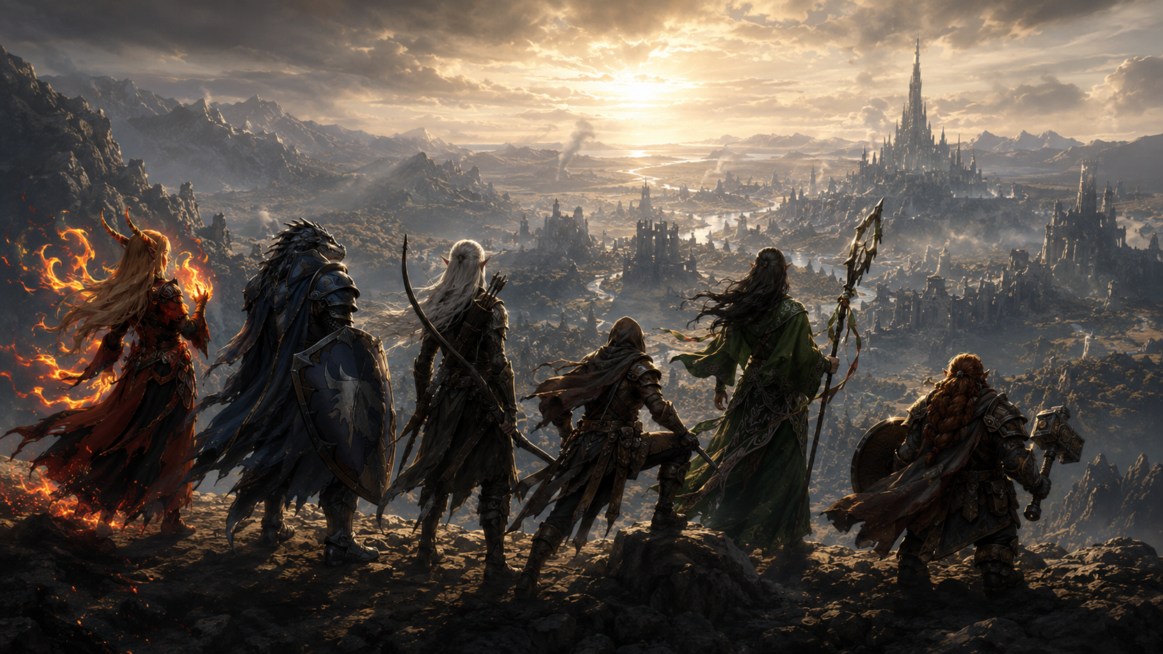 Fantasy artwork for The New Beginning