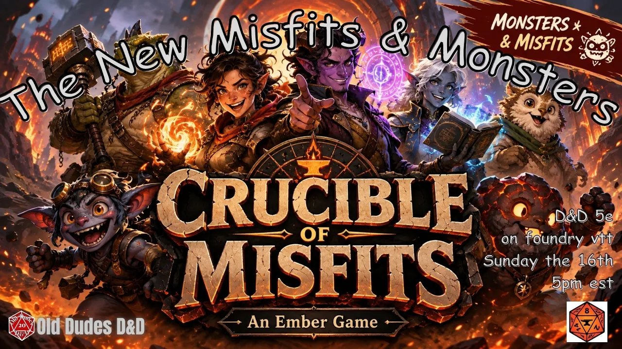 Crucible of Misfits Episode 1 thumbnail — Episode 1