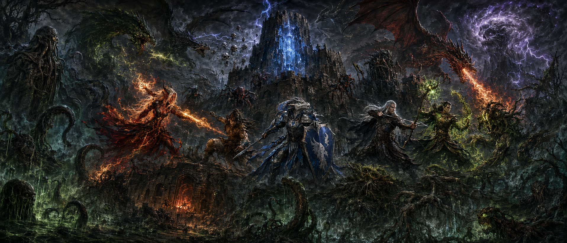 The Heroes of the New Beginning face the rot, terror and shadows spreading across the land in Book Six, Part Seventeen