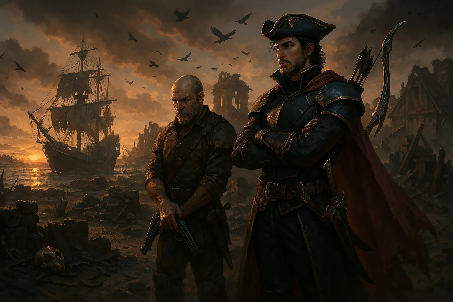 02 Jandar And Deacon On Shore